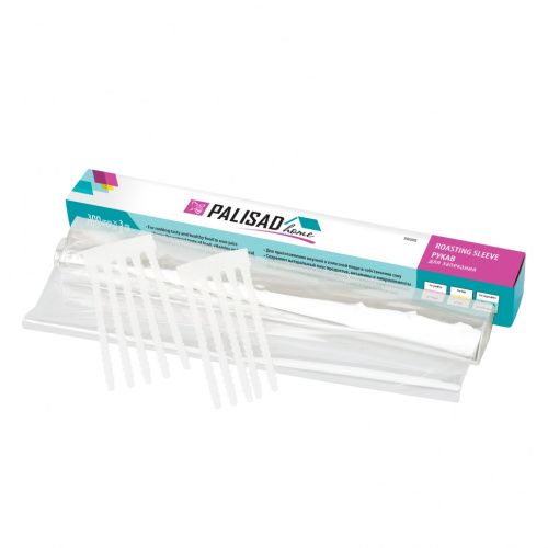 Рукав для запекания 3 м x 30 см, 10 хомутиков в комплекте, Home Palisad купить в Москве с доставкой по всей России | ProtosMarket.ru