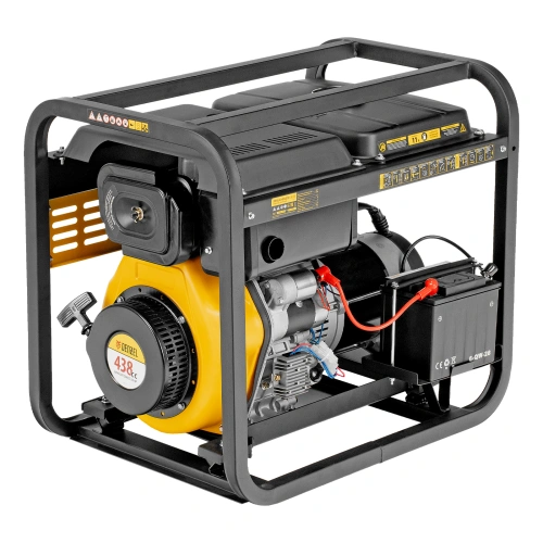 Генератор дизельный DES-55E, 5,5 кВт, 230 В, 11 л, электростартер Denzel по ценам производителя в Москве с доставкой по всей России