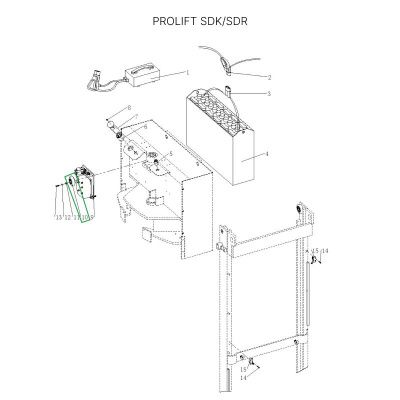Звуковой сигнал для штабелеров SDR 1533/1536/1545S/1645/1656/2036/2045, SDK купить в Москве с доставкой по всей России | ProtosMarket.ru