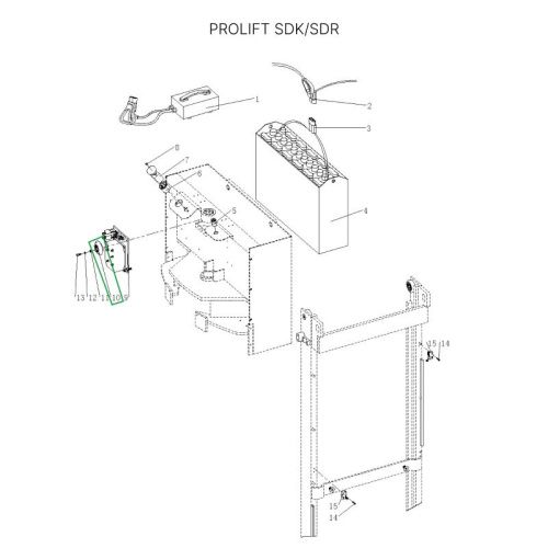 Звуковой сигнал для штабелеров SDR 1533/1536/1545S/1645/1656/2036/2045, SDK купить в Москве с доставкой по всей России | ProtosMarket.ru