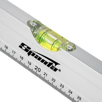 Уровень алюминиевый, 400 мм, 2 глазка, линейка Sparta купить в Москве с доставкой по всей России | ProtosMarket.ru