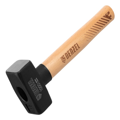 Кувалда, 1000 г, кованая головка, буковая рукоятка Denzel купить в Москве с доставкой по всей России | ProtosMarket.ru