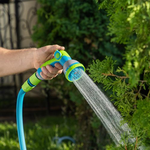 Набор поливочный, шланг 7,5-22,5м, пистолет 8 реж., чехол, подвес, LUXE Palisad купить в Москве с доставкой по всей России | ProtosMarket.ru