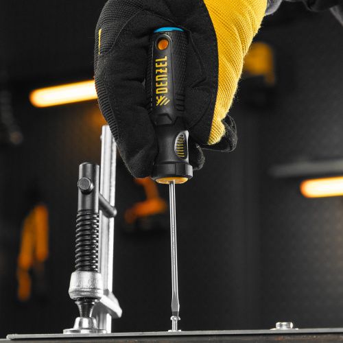 Отвертка, SL3х75 мм, S2, 3к рукоятка Denzel купить в Москве с доставкой по всей России | ProtosMarket.ru