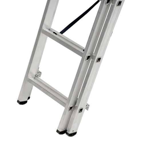 Лестница, 3 х 13 ступеней, алюминиевая, трехсекционная, Сибртех купить в Москве с доставкой по всей России | ProtosMarket.ru