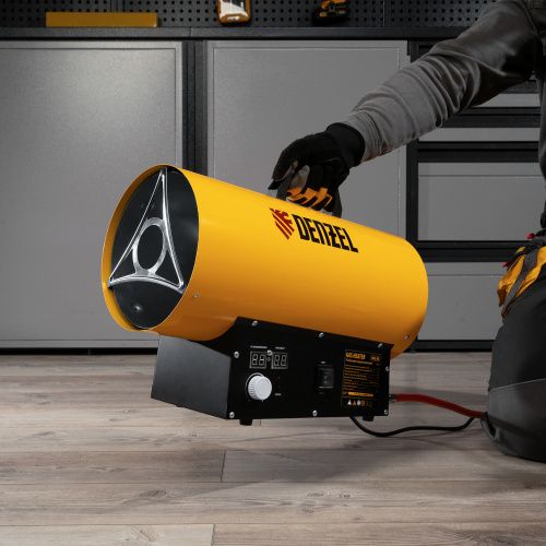 Газовая тепловая пушка GHG-30i, 30 кВт, цифровой термостат, пропан-бутан Denzel купить в Москве с доставкой по всей России | ProtosMarket.ru