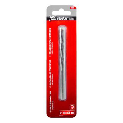 Сверло по бетону, 10 х 120 мм, цилиндрический хвостовик MTX купить в Москве с доставкой по всей России | ProtosMarket.ru