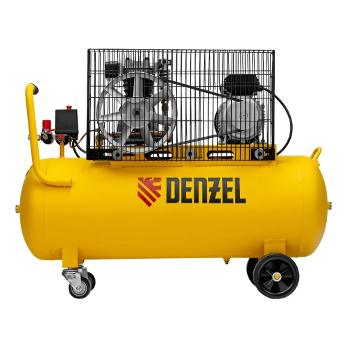 Компрессор воздушный BCI2300/100, ременный привод, 2.3 кВт, 100 литров, 400 л/мин Denzel по ценам производителя в Москве с доставкой по всей России