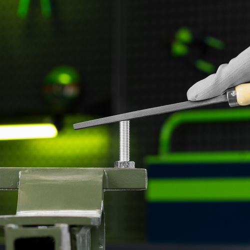 Напильник квадратный, 150 мм, деревянная ручка Сибртех купить в Москве с доставкой по всей России | ProtosMarket.ru