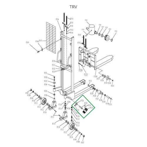 Тормозной механизм в сборе для TRV купить в Москве с доставкой по всей России | ProtosMarket.ru