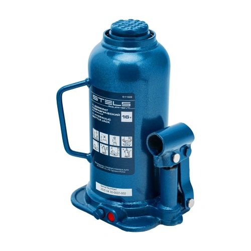 Домкрат гидравлический бутылочный, 16 т, h подъема 227-457 мм Stels по ценам производителя в Москве с доставкой по всей России