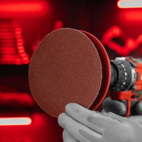 Круг абразивный на ворсовой подложке под "липучку", P 120, 125 мм, 10 шт Matrix купить в Москве с доставкой по всей России | ProtosMarket.ru