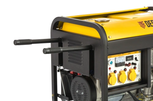 Генератор дизельный DD6300Е, 5.0 кВт, 220 В/50 Гц, 15 л, электростартер Denzel купить в Москве с доставкой по всей России | ProtosMarket.ru