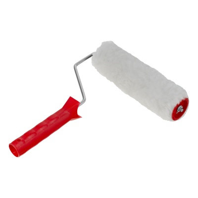 Валик "Искусственный мех", в сборе, 200 мм, D 48 мм, D ручки 6 мм, крепление шплинтом Сибртех купить в Москве с доставкой по всей России | ProtosMarket.ru