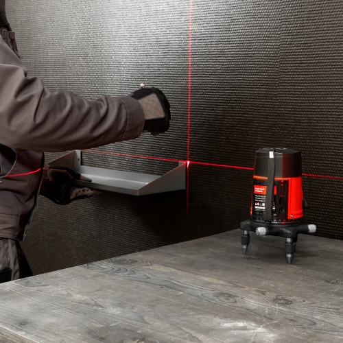 Лазерный уровень CRX-30R, 30 м, красный луч, батарейки, резьба 5/8" MTX купить в Москве с доставкой по всей России | ProtosMarket.ru