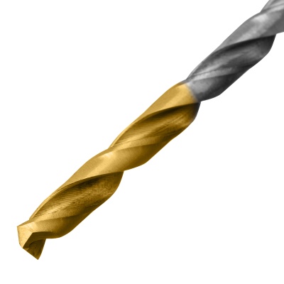 Набор сверл по металлу, 1-10 мм, Р6М5-TiN, Golden Tip, 19 шт Denzel купить в Москве с доставкой по всей России | ProtosMarket.ru