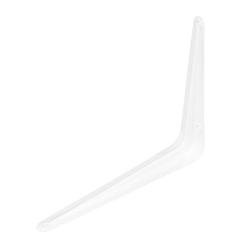 Кронштейн угловой с ребром, 175 х 225 мм, белый Сибртех купить в Москве с доставкой по всей России | ProtosMarket.ru