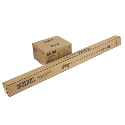 Триммер бензиновый DT 43, 43 см3, 2.5 л. с, неразъемная штанга, состоит из 2 частей Denzel купить в Москве с доставкой по всей России | ProtosMarket.ru