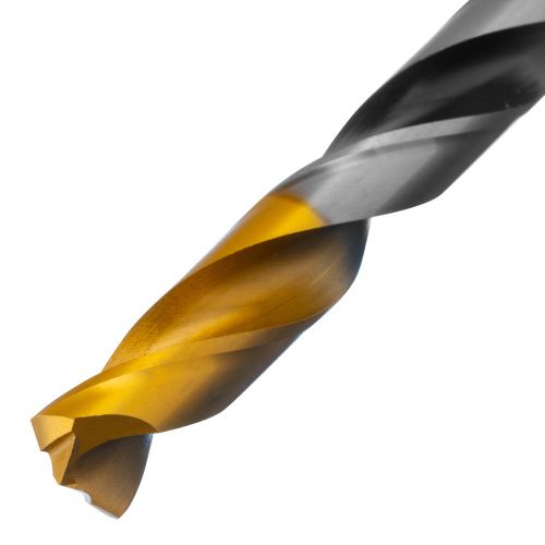 Сверло спиральное по металлу 12 x 151мм, Р6М5, Golden Tip, многогранная заточка Denzel купить в Москве с доставкой по всей России | ProtosMarket.ru