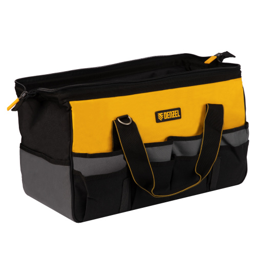 Сумка для инструмента, 500х245х300 мм, 20 карман.,съемный органайз. 10 карман.,наплеч. рем. Denzel купить в Москве с доставкой по всей России | ProtosMarket.ru