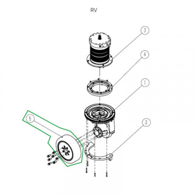 Ведущее колесо ричтрака RV, 343х120 мм, PU купить в Москве с доставкой по всей России | ProtosMarket.ru