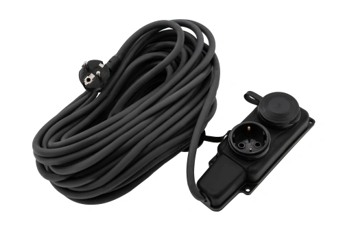 Удлинитель силовой 20 м, 16А, тип УХз16, КГ 3 x 1.5 мм, 2 розетки, Сибртех купить в Москве с доставкой по всей России | ProtosMarket.ru