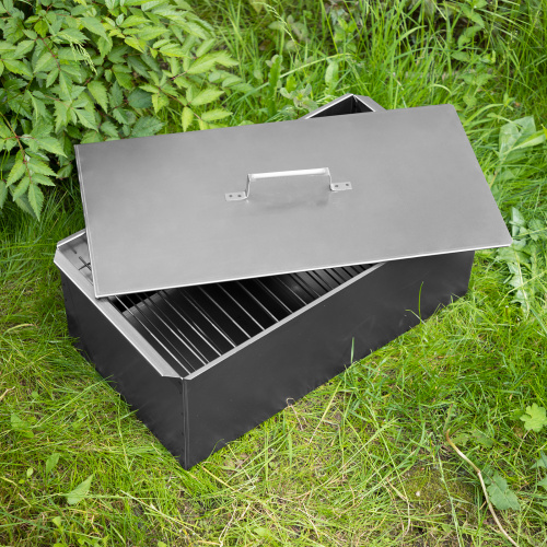 Коптильня двухъярусная большая 600 х 320 х 250 мм, 0.8 мм, с поддоном, Camping Palisad купить в Москве с доставкой по всей России | ProtosMarket.ru