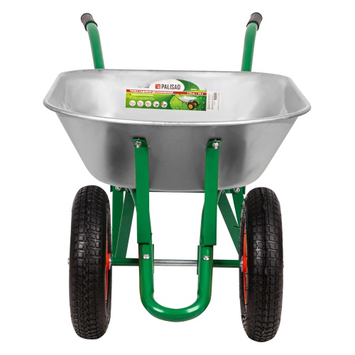 Тачка садовая, два колеса, грузоподъемность 170 кг, объем 78 л Palisad купить в Москве с доставкой по всей России | ProtosMarket.ru