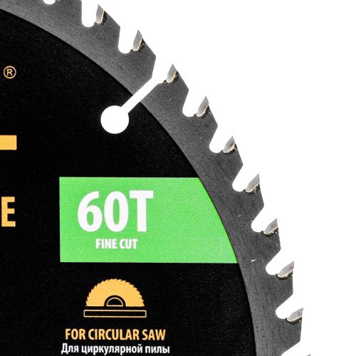 Пильный диск по дереву ф216 х 20 мм, 60 зубьев Denzel купить в Москве с доставкой по всей России | ProtosMarket.ru