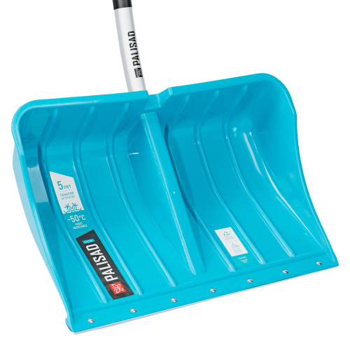 Лопата для уборки снега, полипропилен, 540х375х1420мм, алюминиевый черенок, ПВХ накладка, LUXE Palisad купить в Москве с доставкой по всей России | ProtosMarket.ru