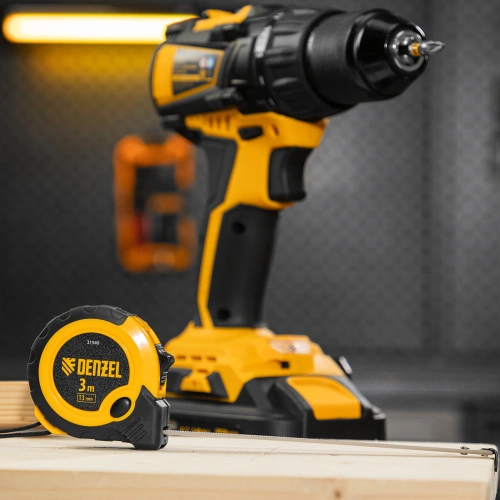 Рулетка 3м х 13мм, двухкомп. корпус, кнопка-пауза Denzel купить в Москве с доставкой по всей России | ProtosMarket.ru