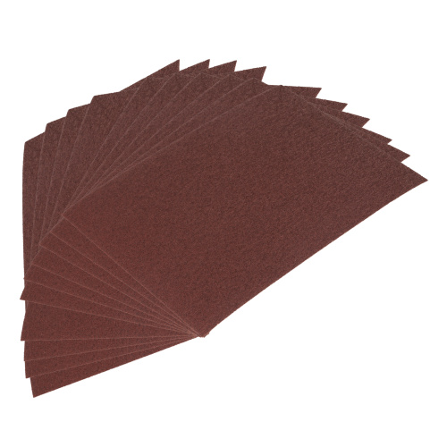 Шлифлист на тканевой основе, зернистость № 32, 240 х 170 мм, 10 шт, водостойкий, "БАЗ" купить в Москве с доставкой по всей России | ProtosMarket.ru