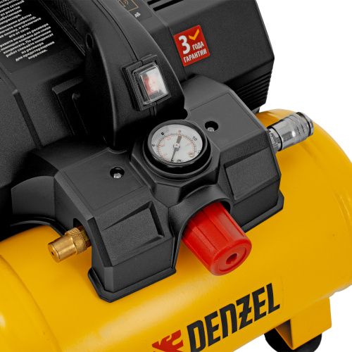 Компрессор  DLS750/6 безмасляный малошумный 750 Вт, 140 л/мин,ресивер 6 л Denzel купить в Москве с доставкой по всей России | ProtosMarket.ru