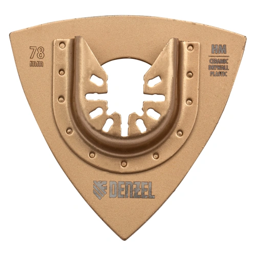 Насадка для МФИ шлифовальная дельтавидная, HM, по плитке и дереву, 78 мм Denzel купить в Москве с доставкой по всей России | ProtosMarket.ru