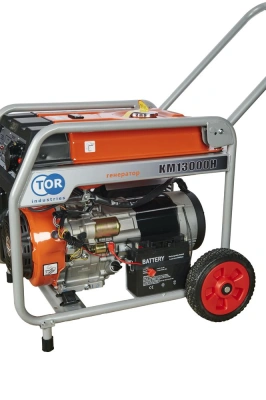 Генератор бензиновый 9,0 кВт 220В 26 л с электростартером и колесами TOR KM13000H купить в Москве с доставкой по всей России | ProtosMarket.ru