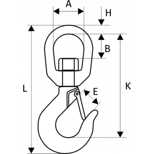 Крюк 322 А с вертлюгом 3 т купить в Москве с доставкой по всей России | ProtosMarket.ru