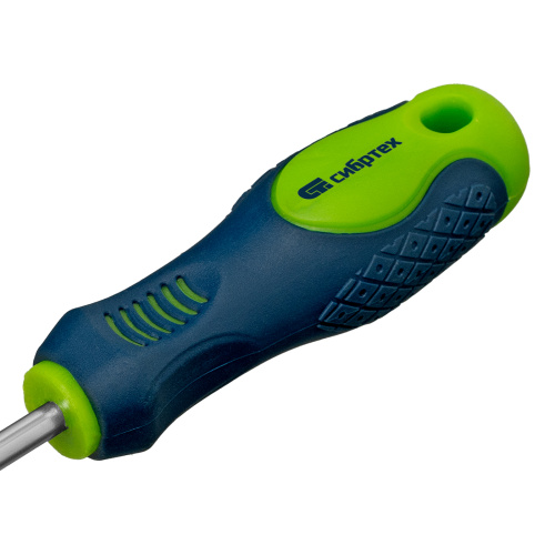 Отвертка, SL5 х 100 мм, CrV, двухкомпонентная рукоятка Сибртех купить в Москве с доставкой по всей России | ProtosMarket.ru