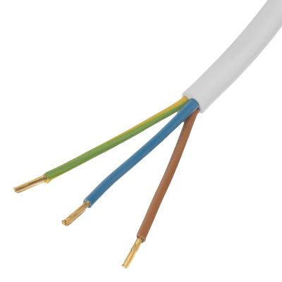 Шнур сетевой Energy Series, ПВС, 1,5 м, 3 x 1 мм, с неразборной вилкой, белый, Denzel купить в Москве с доставкой по всей России | ProtosMarket.ru