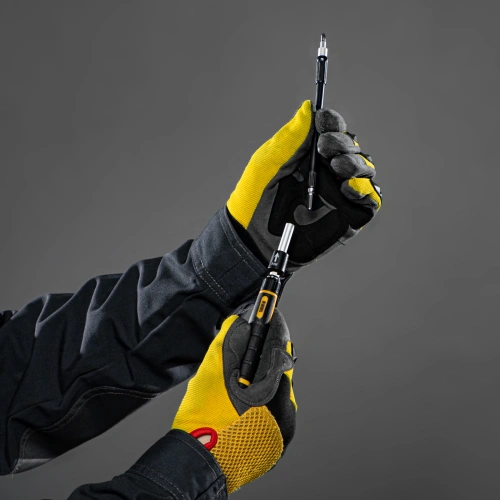 Отвертка с набором бит и торцевых головок для точных работ, гибкий привод, 48 шт, CrMo Denzel купить в Москве с доставкой по всей России | ProtosMarket.ru