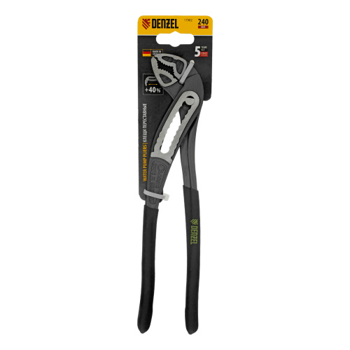 Клещи переставные, обливные рукоятки, 240 мм Denzel купить в Москве с доставкой по всей России | ProtosMarket.ru