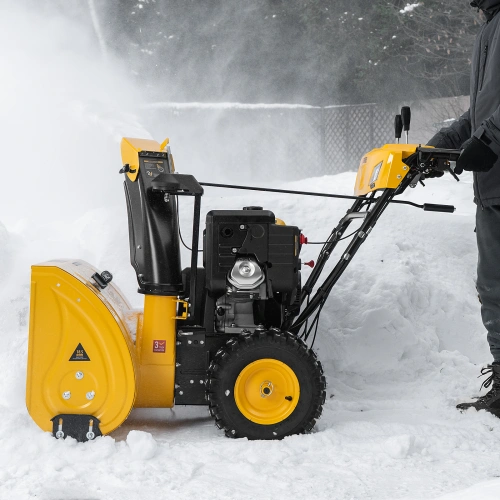 Бензиновая снегоуборочная машина SBL 711D PRO, 302cc, эл.старт, фара, обогрев, блок. дифф. Denzel купить в Москве с доставкой по всей России | ProtosMarket.ru