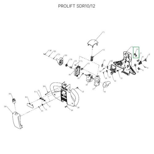 Индикатор зарядки для штабелеров SDR 1-1,2 т, SDR1635, SD15, SD15L, SK15 купить в Москве с доставкой по всей России | ProtosMarket.ru
