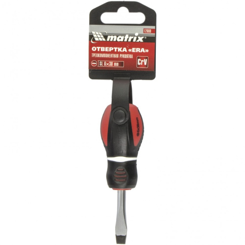 Отвертка "Era", SL6 х 38 мм, CrV, трехкомпонентная рукоятка Matrix купить в Москве с доставкой по всей России | ProtosMarket.ru