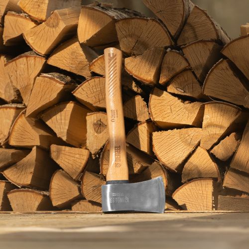 Топор кованый, 1130 г, американский тип, буковая рукоятка, 430мм, EFP Denzel купить в Москве с доставкой по всей России | ProtosMarket.ru