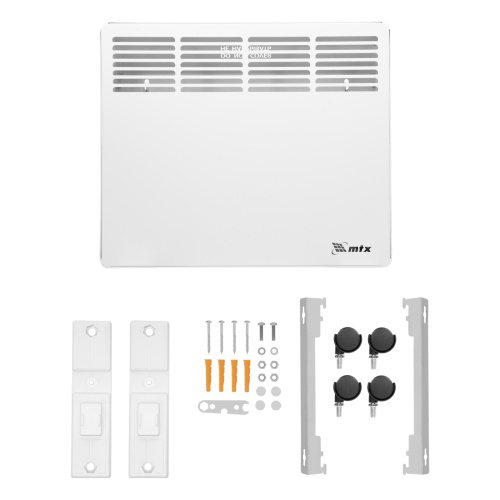 Конвектор электрический КМ-1000.1, 230 В, 1000 Вт, X-образный нагреватель, колеса, термостат MTX купить в Москве с доставкой по всей России | ProtosMarket.ru