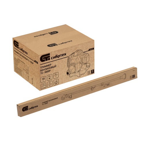 Триммер бензиновый ТС-1800Р, 33 см3, разъемная штанга, состоит из 2 частей Сибртех купить в Москве с доставкой по всей России | ProtosMarket.ru