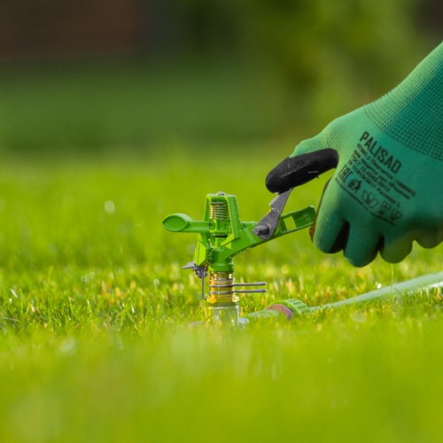 Разбрызгиватель латунный, импульсный, с регулировкой угла горизонт распыления до 26 м Palisad купить в Москве с доставкой по всей России | ProtosMarket.ru