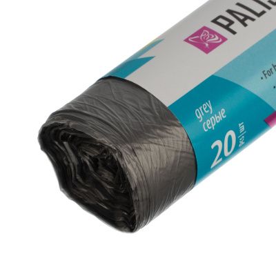 Пакеты для мусора 60 л x 20 шт. серые, Home Palisad купить в Москве с доставкой по всей России | ProtosMarket.ru