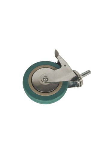 Колесо аппаратное поворотное SCtgb 55 125 мм с болтом и тормозом (N) купить в Москве с доставкой по всей России | ProtosMarket.ru