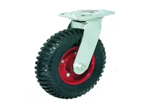 Колесо литое резиновое 200 мм PP200 с протектором, без кронштейна по ценам производителя в Москве с доставкой по всей России